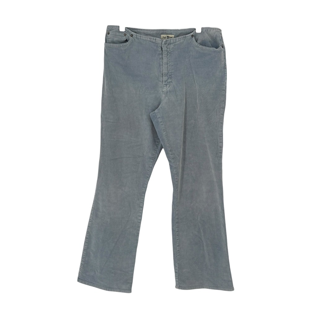 Duck Head Corduroy‎ Pants Blue Stretch Mid Rise 14